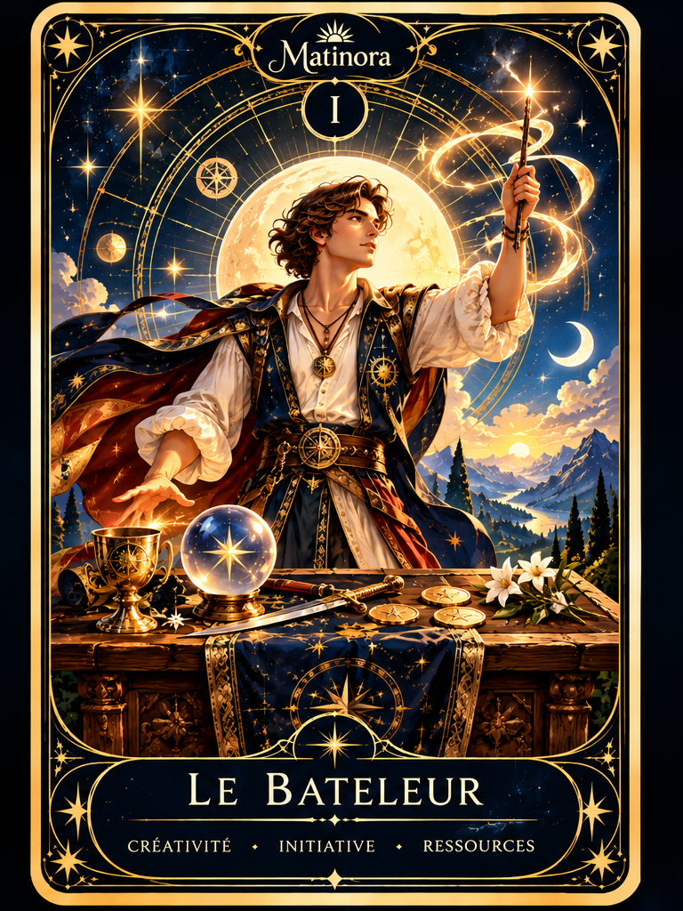 Carte I Le Bateleur du Tarot Matinora